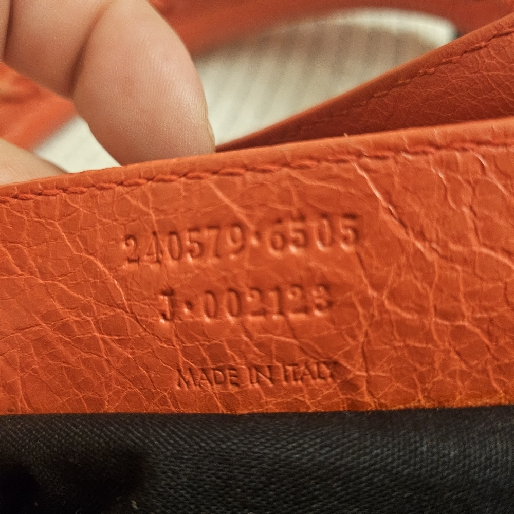 Balenciaga Small City Moto Crossbody Bag 🍊 Rare Orange Red - Picture 15 of 17